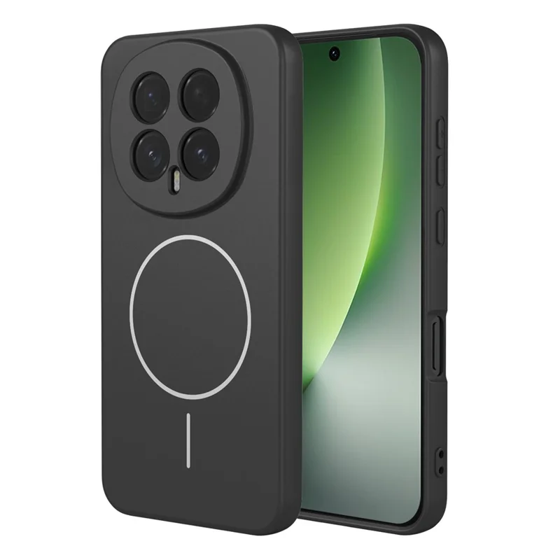 Bulk Purchasing For Honor Magic8 5G Magnetic Case Soft TPU Phone Back Cover - Black