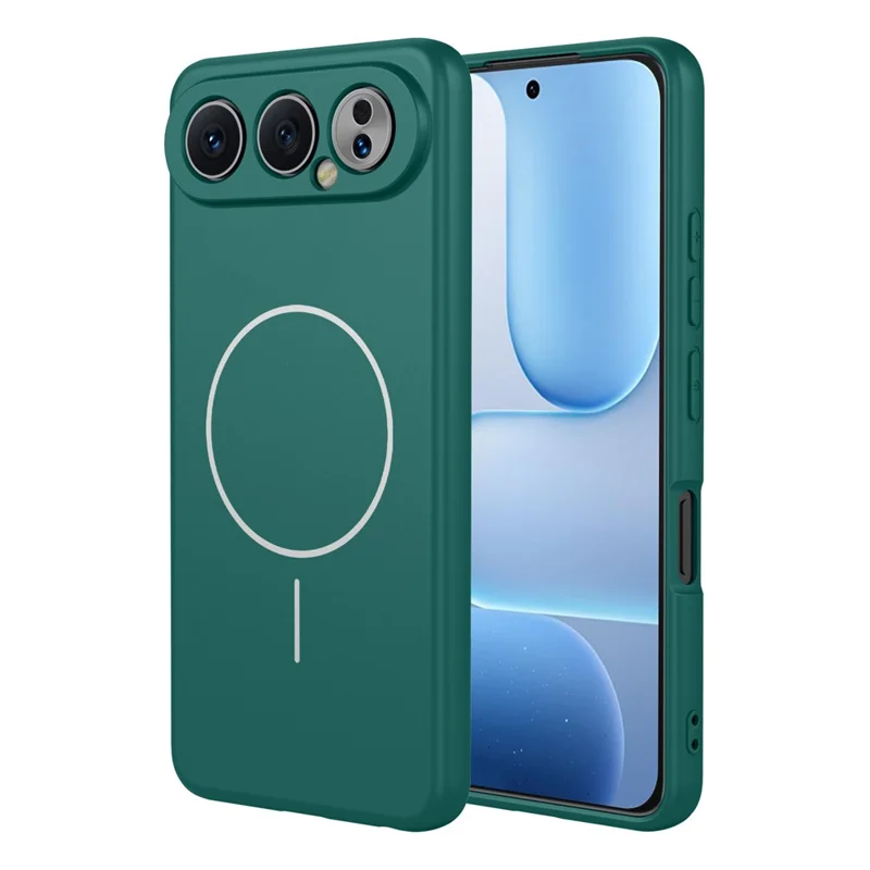 Bulk Purchasing For Honor 500 5G Magnetic Case Soft TPU Phone Back Cover - Blackish Green