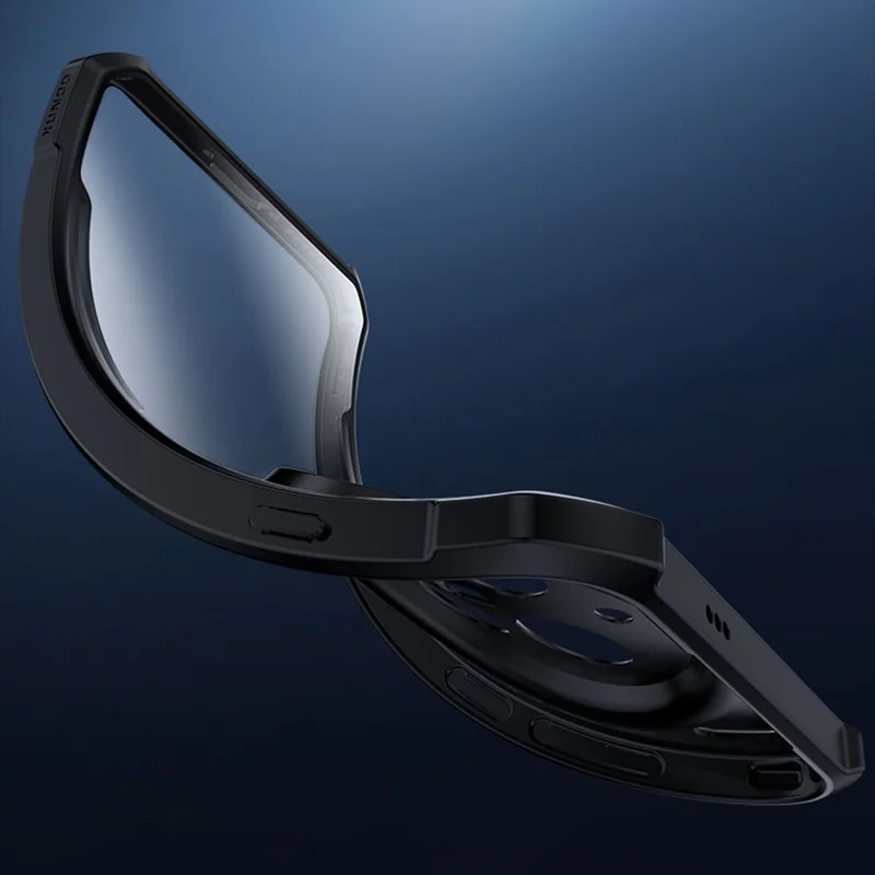 XUNDD For Samsung Galaxy S26+ Case Dropproof TPU + Acrylic Clear Back Phone Cover - Black