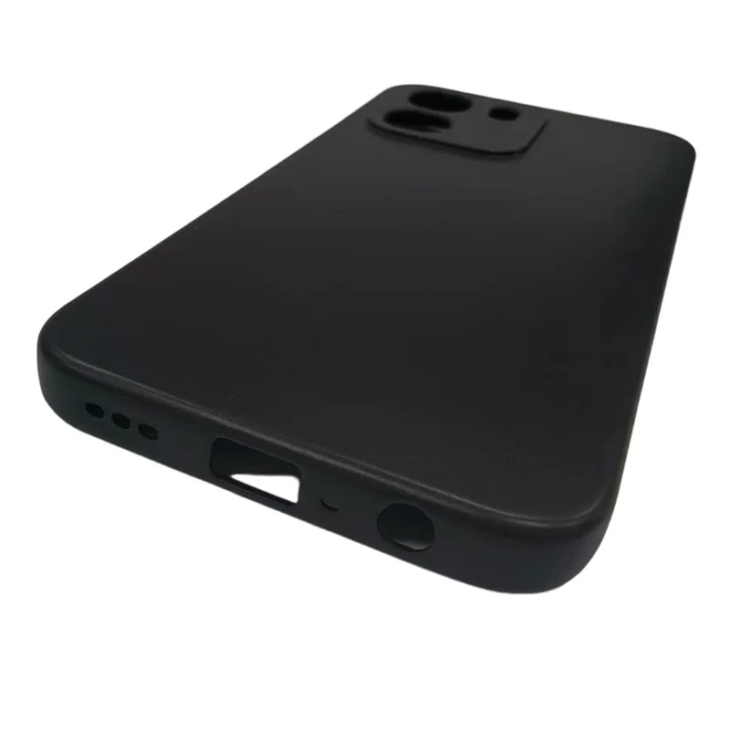 Оптовая продажа, 25 шт., чехол для телефона Oppo A6x 5G / A6x 4G, матовый чехол из ТПУ толщиной 1,2 мм — черный