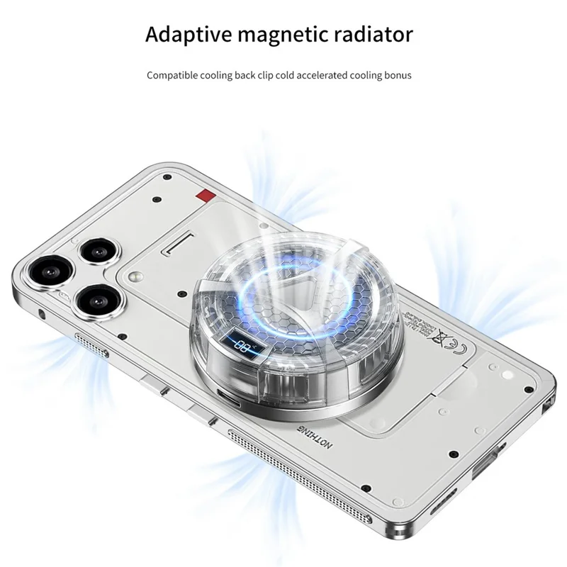 Pour Nothing Phone (3a) Lite 5G Étuis Pare-chocs Couverture à Dissipation de Chaleur avec Cadre Métallique et Protège-objectif - Gris