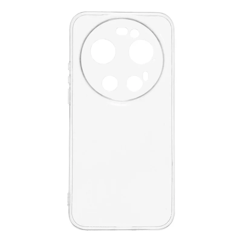 For Xiaomi 17 Ultra 5G Back Cover Ultra Thin Flexible TPU Clear Phone Case - Transparent