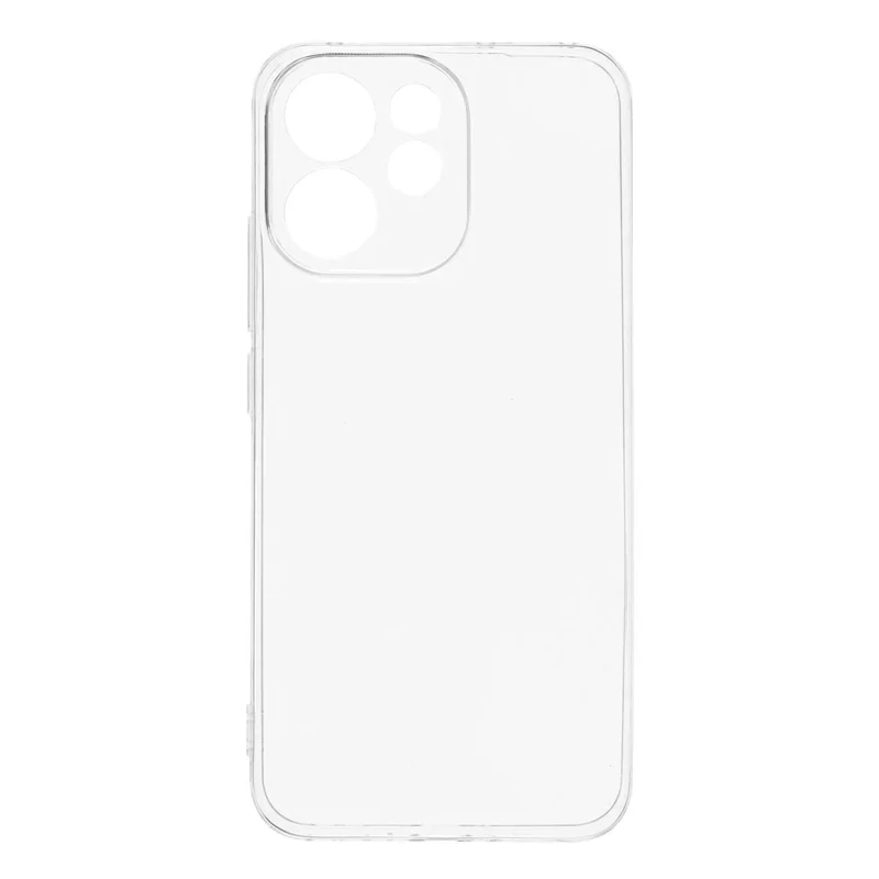 For Oppo Reno15 F 5G Back Cover Ultra Thin Flexible TPU Clear Phone Case - Transparent