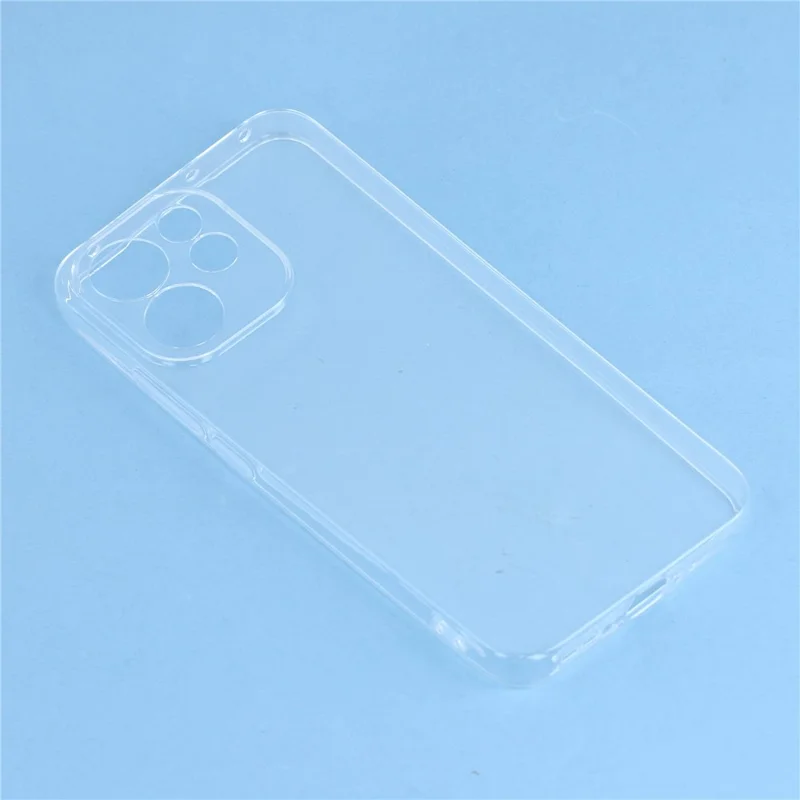 For Oppo Reno15 F 5G Back Cover Ultra Thin Flexible TPU Clear Phone Case - Transparent