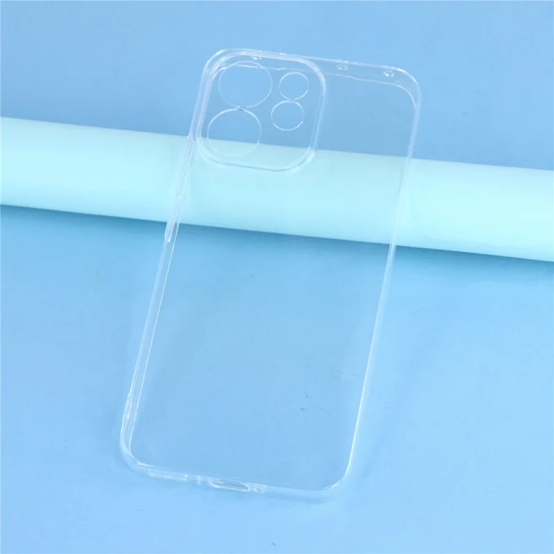 For Oppo Reno15 F 5G Back Cover Ultra Thin Flexible TPU Clear Phone Case - Transparent