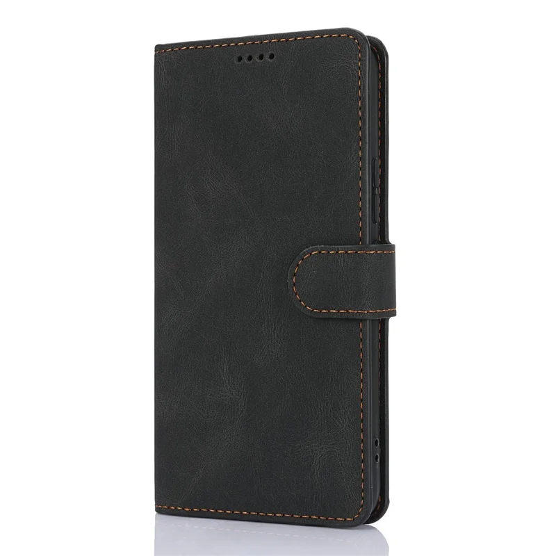 Til Xiaomi Redmi Note 15 5G (Global) / 15 4G (Global) Task PU-lædert Telefonbeskytning med Wallet Stå - Sort