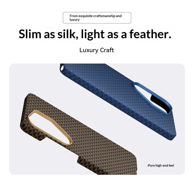 GKK BTGD pour Samsung Galaxy S26 Ultra étui magnétique avec texture tissée coque arrière en PC - Or