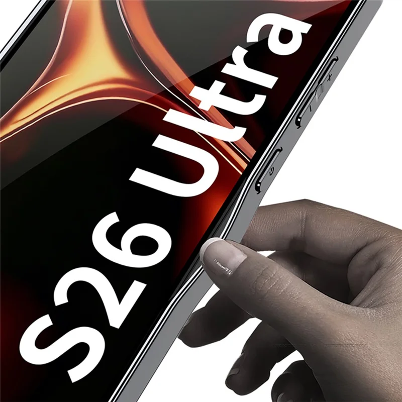 GKK For Samsung Galaxy S26 Ultra Case X Shape Design Protective Hybrid Phone Cover - Black