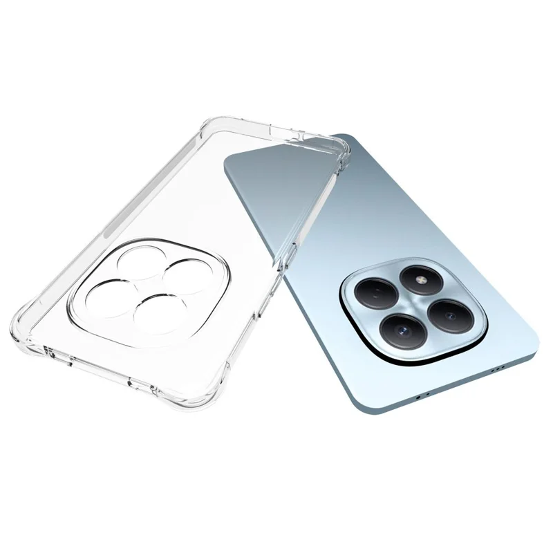 TPU-hoesje voor Xiaomi Redmi Note 15 Pro 4G (Global), niet-slip, anti-val, transparant