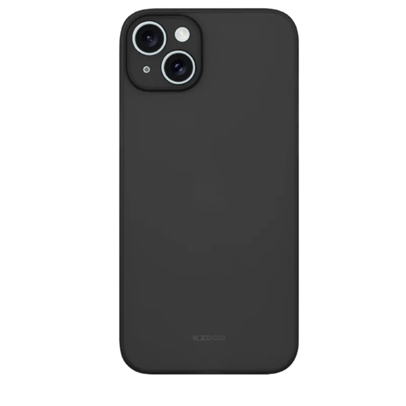 KZDOO Seria Air Skin dla iPhone 14 Czarna folia z matową powłoką, ultra cienka obudowa z tworzywa PP