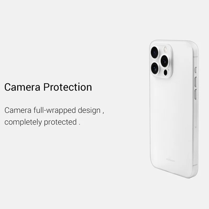 KZDOO Seria Air Skin dla iPhone 13 Pro, etui matowe, ultracienkie pokrowiec z tworzywa PP - niebieski