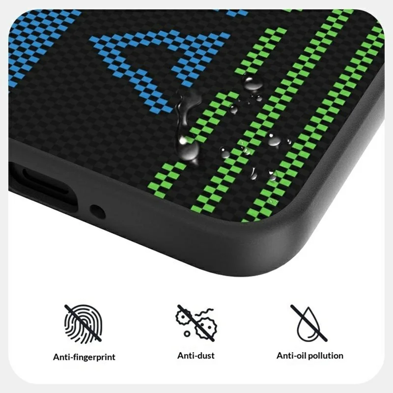 ABEEL For OnePlus 15R 5G Magnetic Case Micro-Embossing 6D Printed PC TPU Aluminum Alloy Leather Phone Cover - Outstanding No. 1