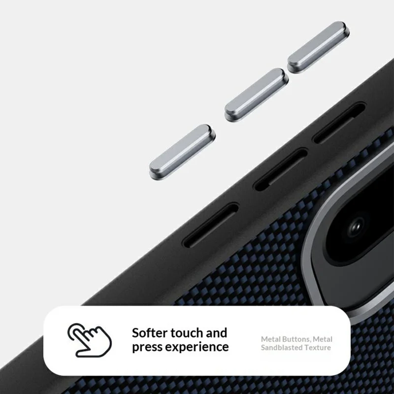 ABEEL For OnePlus 15R 5G Magnetic Case Printed PC TPU Aluminum Alloy Leather Phone Cover - Black