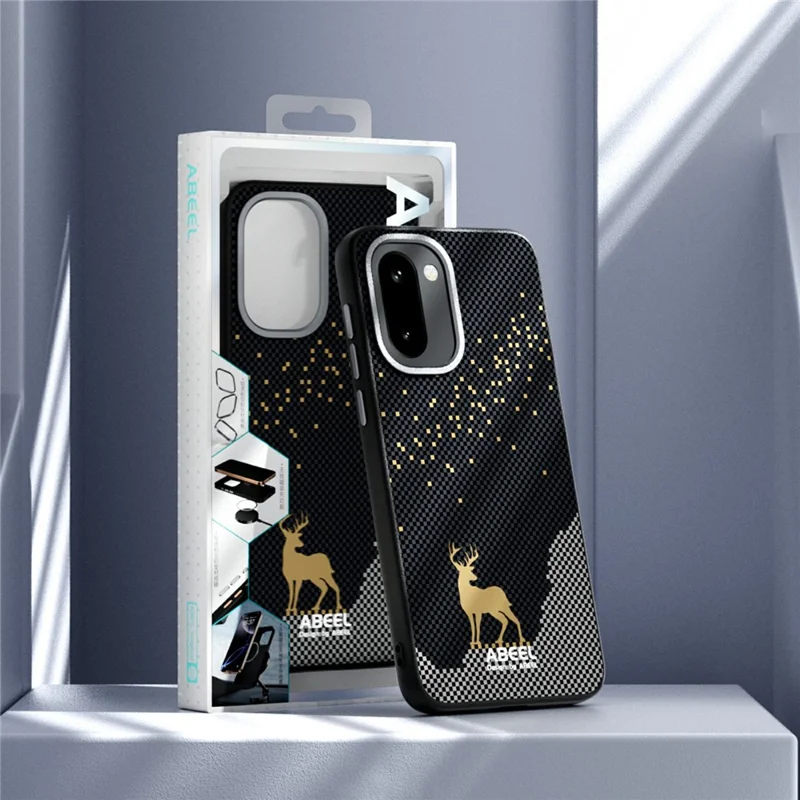 ABEEL til OnePlus 15R 5G Magnetisk Case Ultra Tynd PC TPU Telefon Bagdæksel - Hjort