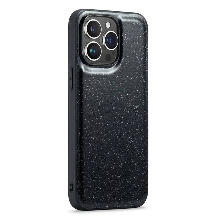 Dg. Ming M3 Series 2 in 1 Custodia Per Telefono Staccabile Per Iphone 13 Pro Max 6,7 Pollici, Scintillante Wallet Magnetica Magnetica Coperchio di Protezione Del Cellulare Protettivo Coperchio Del Cellulare Coprilio - Nero