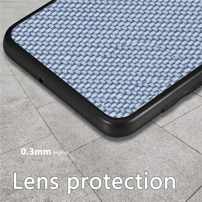 For Xiaomi 15T Case Carbon Fiber Texture PU Leather + PC + TPU Phone Cover - Black