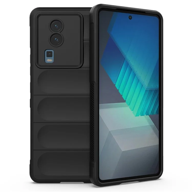 Couverture de Téléphone Pour Vivo Iqoo Neo7 5G, Soft TPU Protective Shell Phone Phone Back Protector Case - le Noir