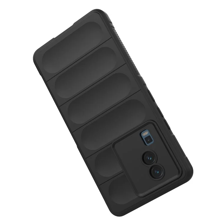 Couverture de Téléphone Pour Vivo Iqoo Neo7 5G, Soft TPU Protective Shell Phone Phone Back Protector Case - le Noir