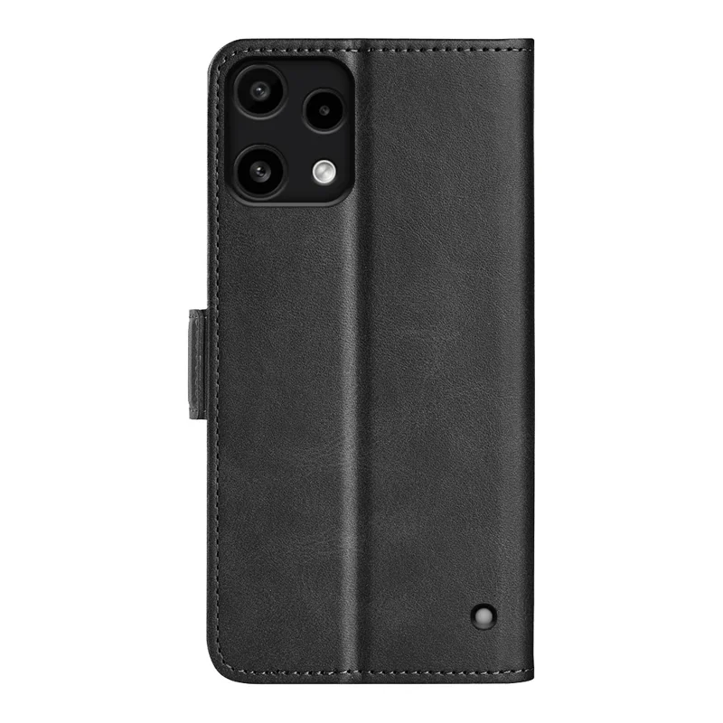 For Nothing Phone (3a) Lite 5G Case Calf Texture Leather Wallet Phone Cover - Black
