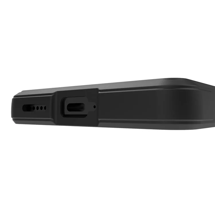 Para Xiaomi Redmi Note 12 Pro+ 5G Capa Protetora de TPU Macio Resistente a Impactos Capa Traseira Antiderrapante - Preto