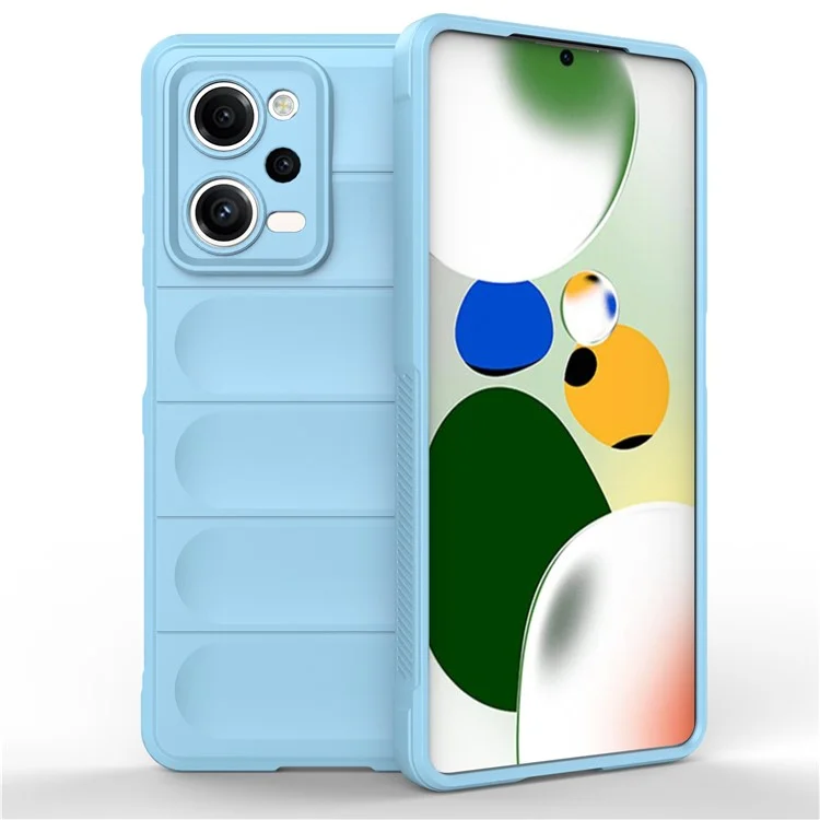Pour Xiaomi Redmi Note 12 Pro 5G Coque de protection antichoc Coque souple en TPU anti-rayures - Bleu bébé