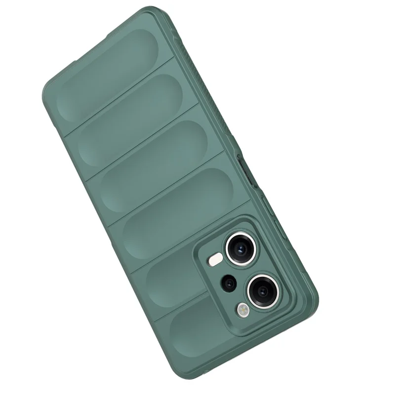 For Xiaomi Redmi Note 12 Pro 5G Drop-proof Back Cover Flexible TPU Anti-scratch Phone Case - Green