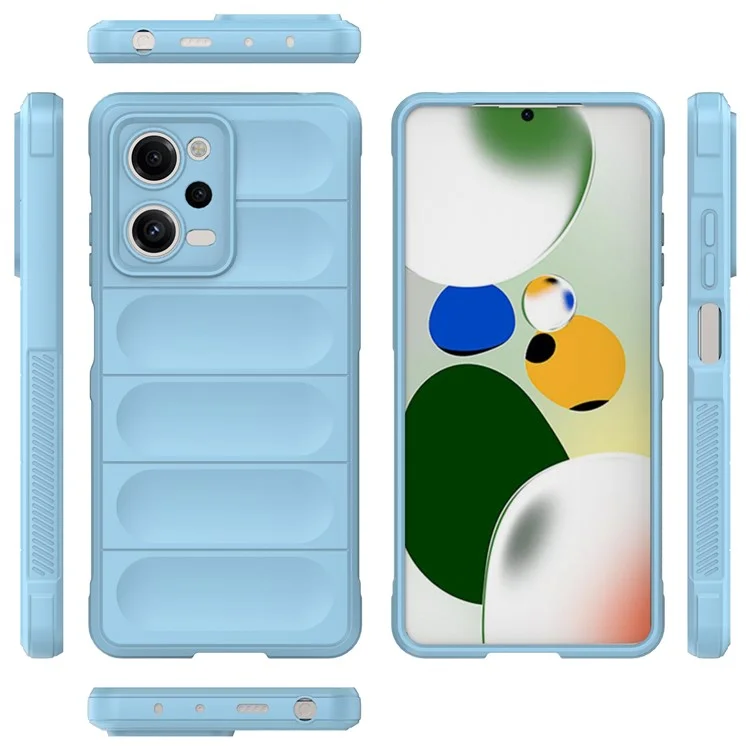 Para Xiaomi Redmi Note 12 Pro 5G / Nota 12 Pro Speed ​​5g / Poco X5 Pro 5G Problema Propita TPU Flexible TPU Anti-scratch Telephip Case - Púrpura Ligera