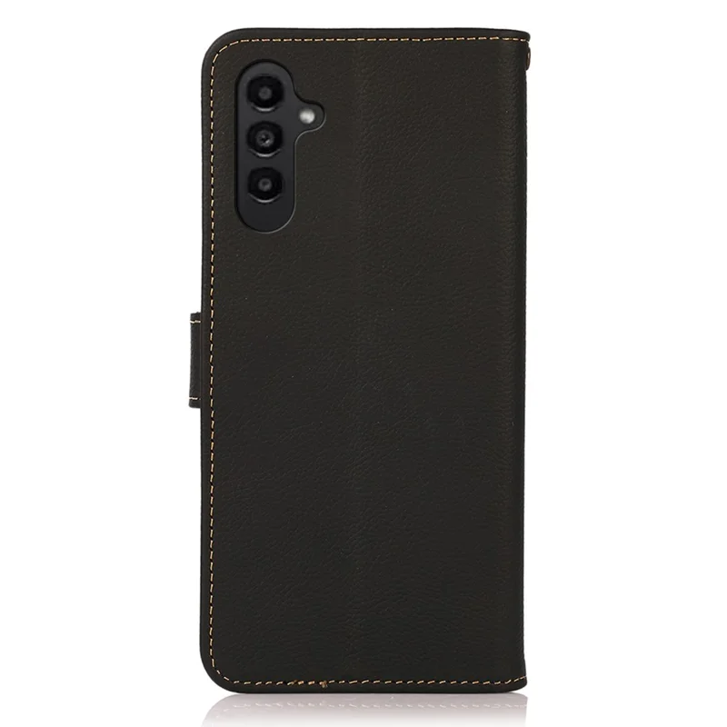 KHAZNEH per Samsung Galaxy S26+ Custodia in Vera Pelle di Mucca Custodia Portafoglio - Nero