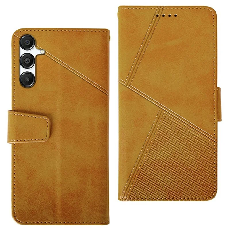 IDEWEI For Samsung Galaxy S26  /  S26 Pro Case Leather Wallet Phone Cover Stand Calf Texture - Brown