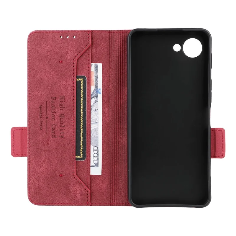 Phone Case for ZTE nubia S2R  /  S2e  /  S2 Lite Leather Wallet Flip Phone Cover with Hardware Decor - Rose