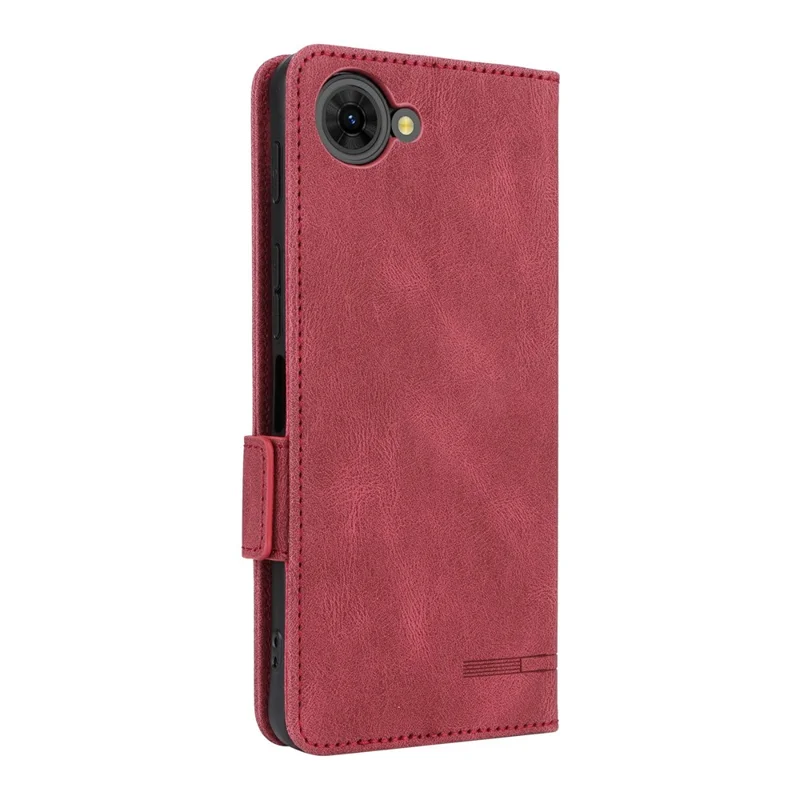 Phone Case for ZTE nubia S2R  /  S2e  /  S2 Lite Leather Wallet Flip Phone Cover with Hardware Decor - Rose