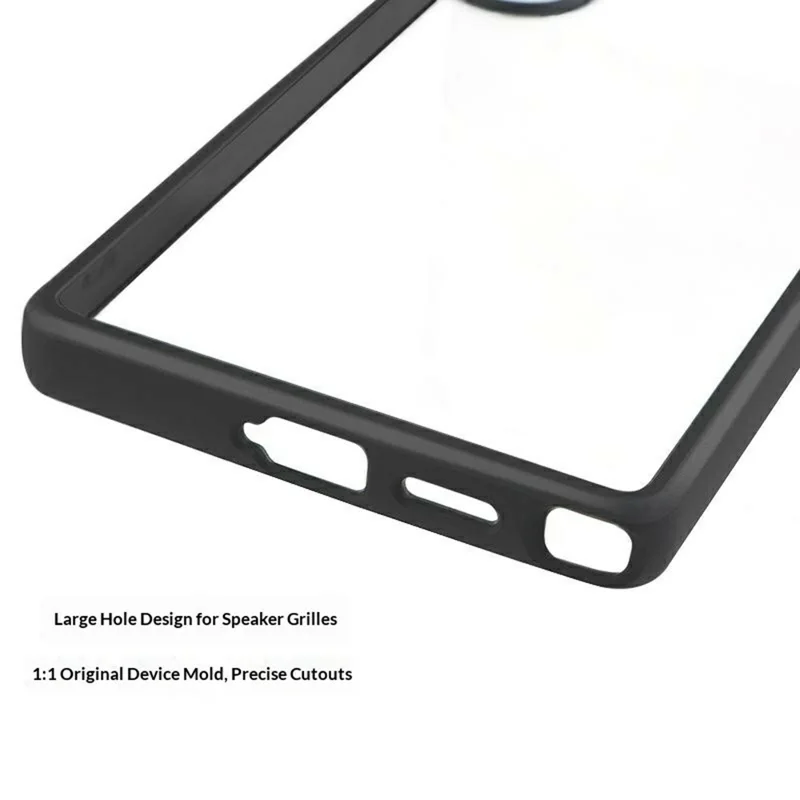 For Samsung Galaxy S26 Ultra Phone Case Shockproof PC + TPU Clear Back Cover - Black+Transparent