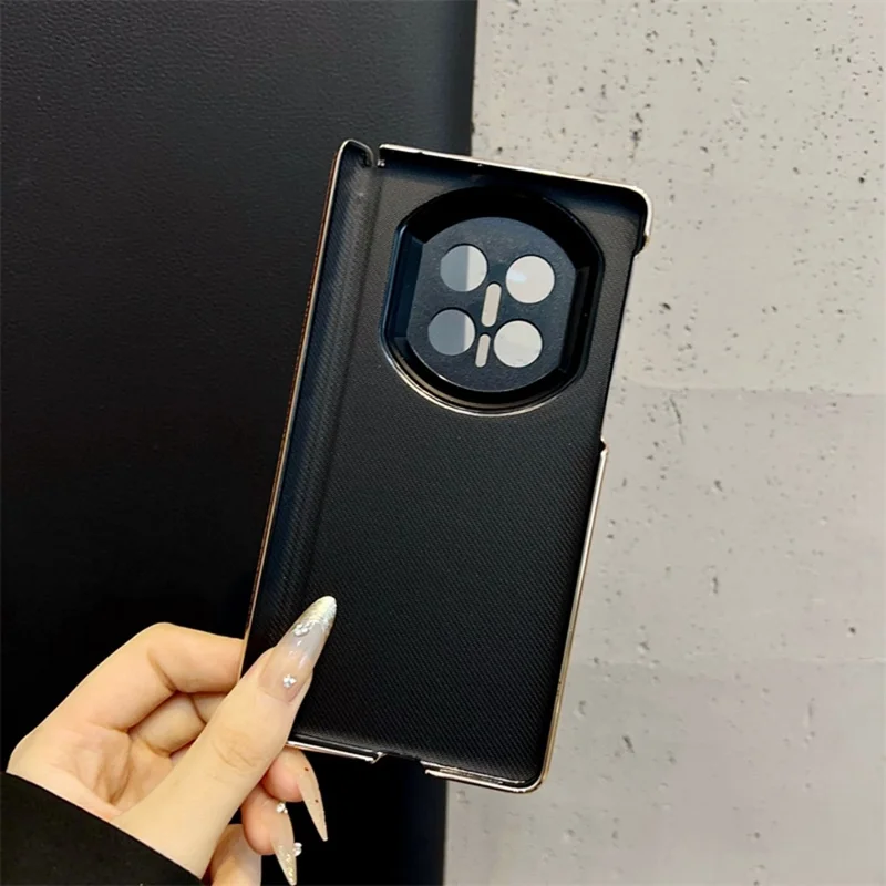 For Huawei Mate X7 Case Jean Cloth Texture Hard PC + Cloth Phone Cover - Blue