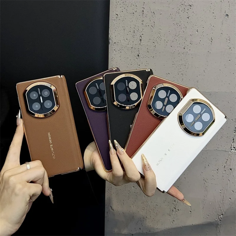 Cover per Huawei Mate X7, Custodia in PC Rigido con Texture Soft Touch - Viola