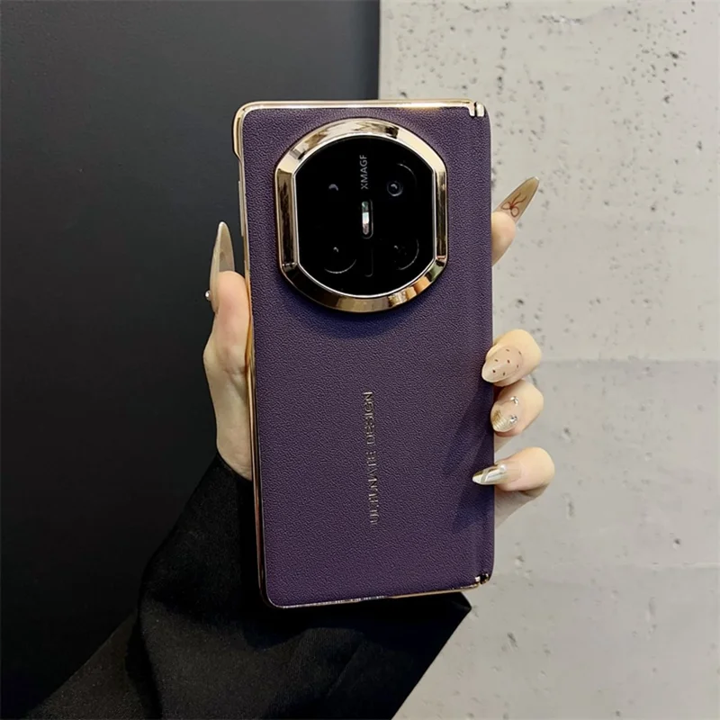 Cover per Huawei Mate X7, Custodia in PC Rigido con Texture Soft Touch - Viola