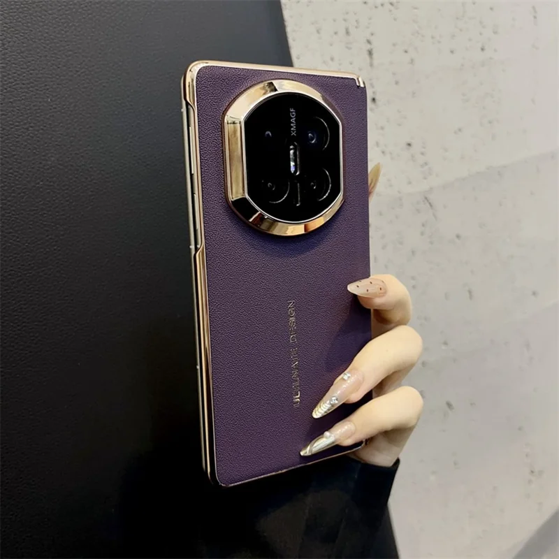 Cover per Huawei Mate X7, Custodia in PC Rigido con Texture Soft Touch - Viola