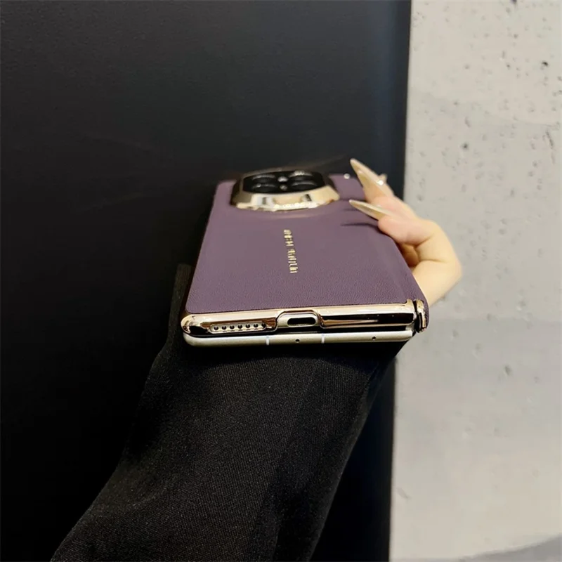 Cover per Huawei Mate X7, Custodia in PC Rigido con Texture Soft Touch - Viola