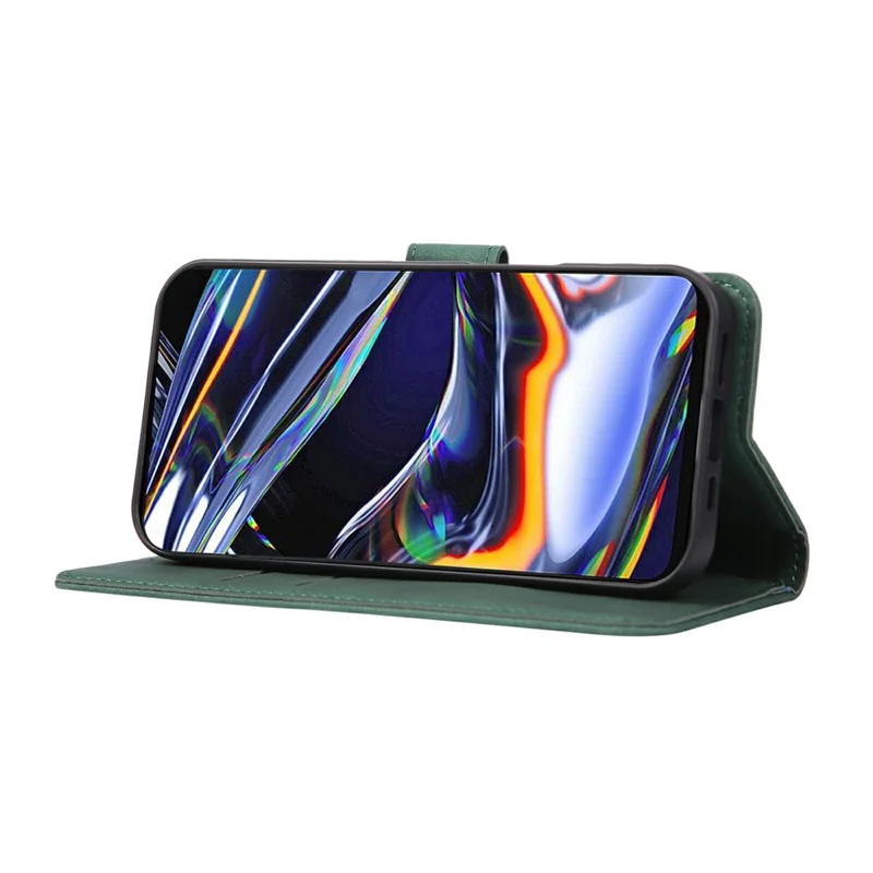 KHAZNEH For Samsung Galaxy S26+ Case Anti Scratch PU Leather Wallet Stand Phone Cover - Green