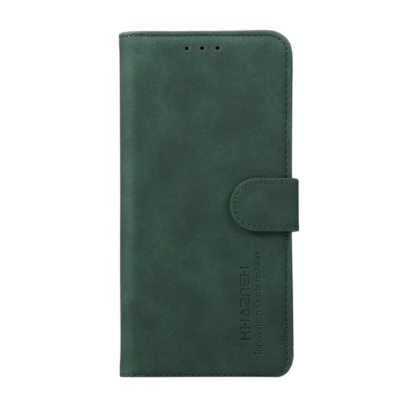 KHAZNEH For Samsung Galaxy S26+ Case Anti Scratch PU Leather Wallet Stand Phone Cover - Green