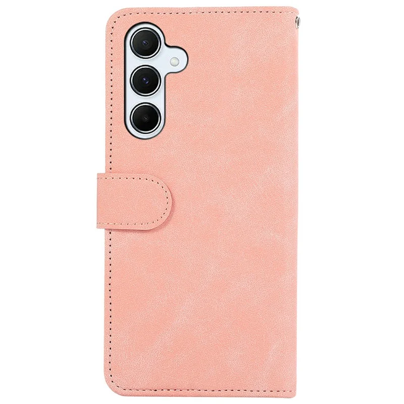 ABEEL For Samsung Galaxy S26+ Case Color Splicing Leather Flip Phone Cover RFID Blocking - Pink
