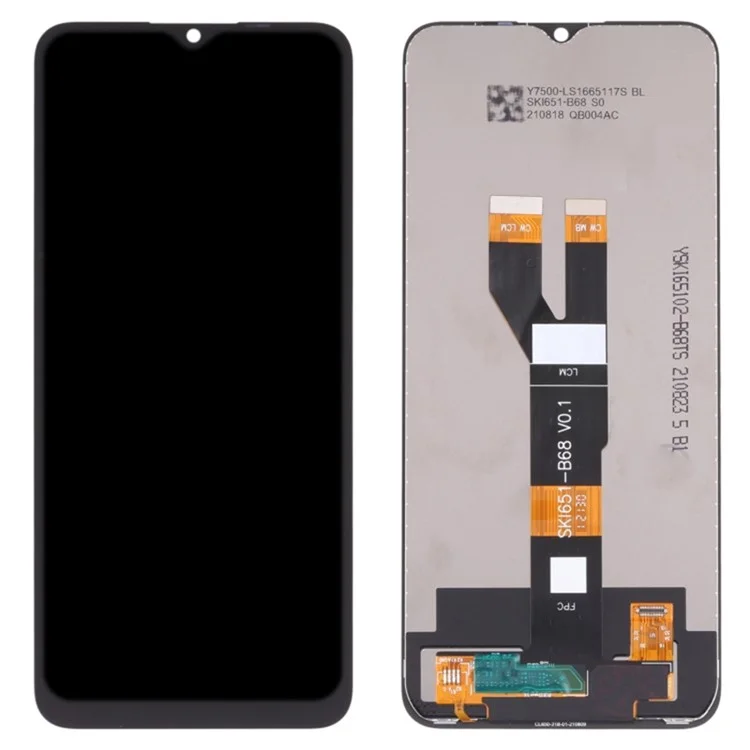 Для LCD -экрана Narzo 50i Cregh B Grade B и Сборки Дигитализатора (без Логотипа)