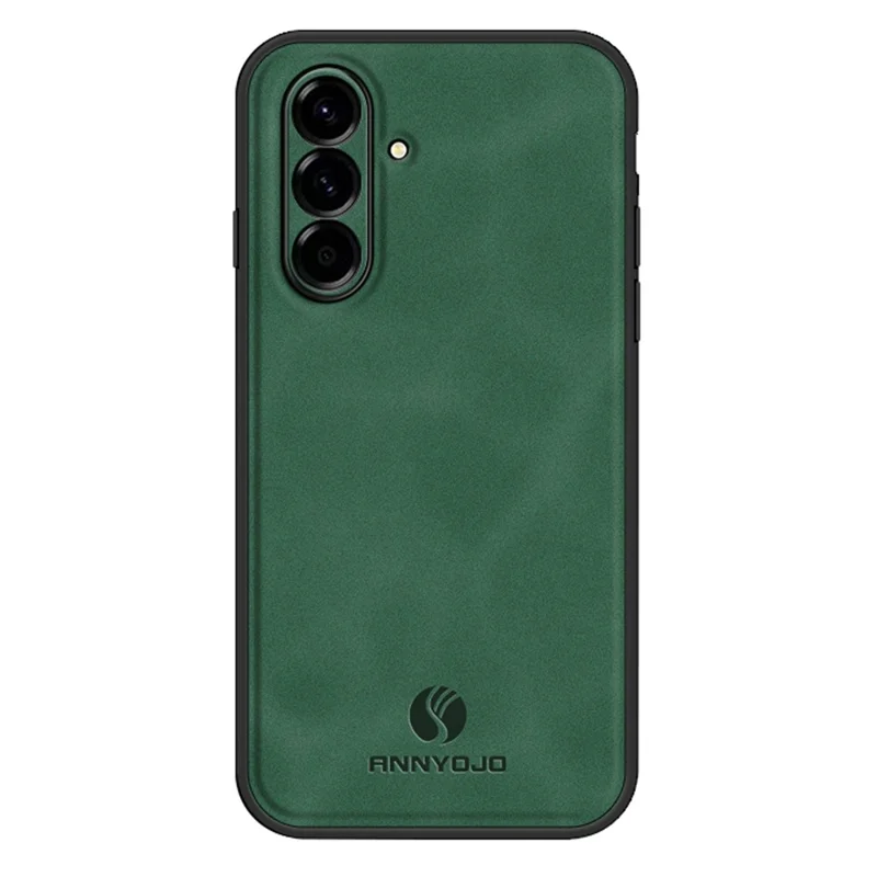 ANNYOJO For Samsung Galaxy A57 5G Case PU Leather + PC + TPU Anti Drop Phone Back Cover - Green
