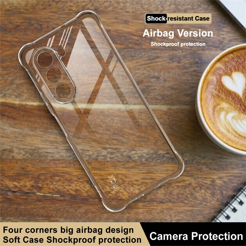 IMAK For Realme P4x 5G Case TPU Phone Cover Airbag Shockproof Protection - Transparent