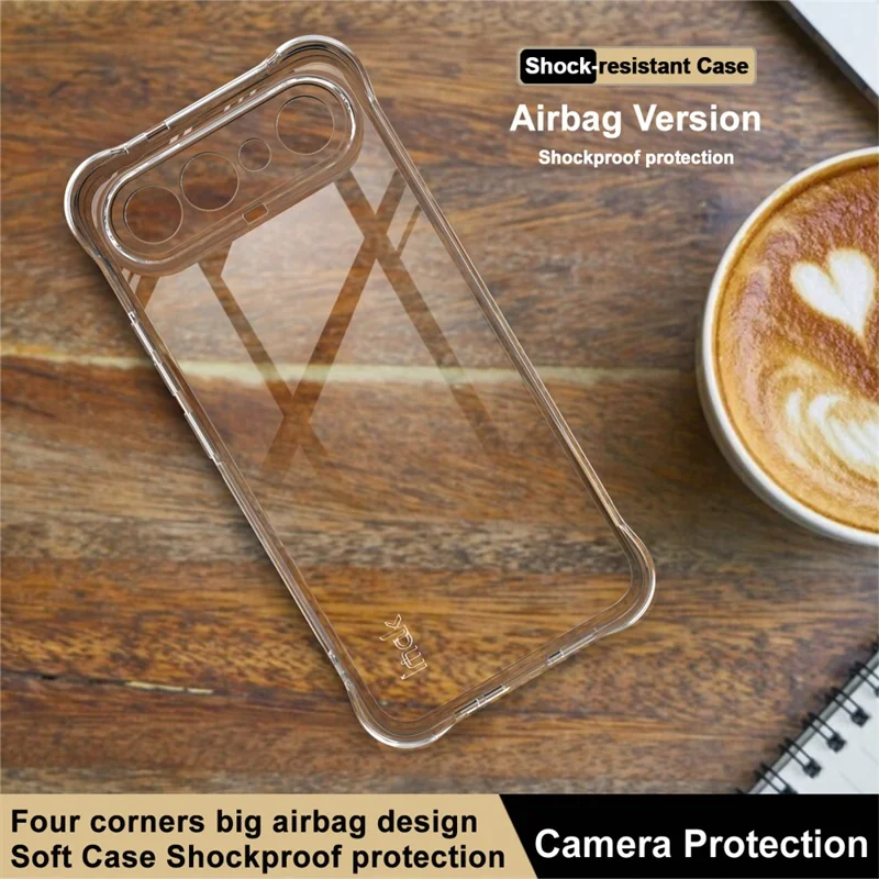 IMAK For vivo X300 FE 5G / S50 Pro mini 5G Case TPU Phone Cover Airbag Shockproof Protection - Transparent