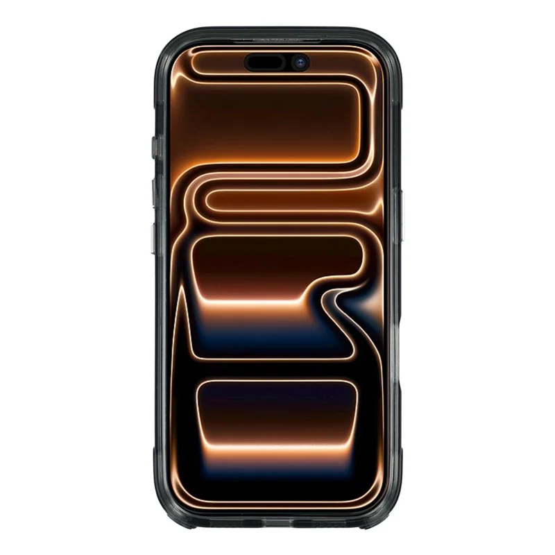 For iPhone 17 Pro Max Case Compatible with MagSafe 2 in 1 Clear TPU Acrylic Shockproof Phone Cover - Black