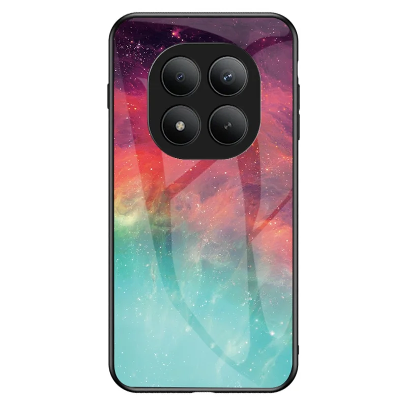 For Xiaomi Poco M8 Pro 5G / Redmi Note 15 Pro+ 5G (Global) Case Starry Sky Pattern Tempered Glass Phone Cover - Color Starry Sky