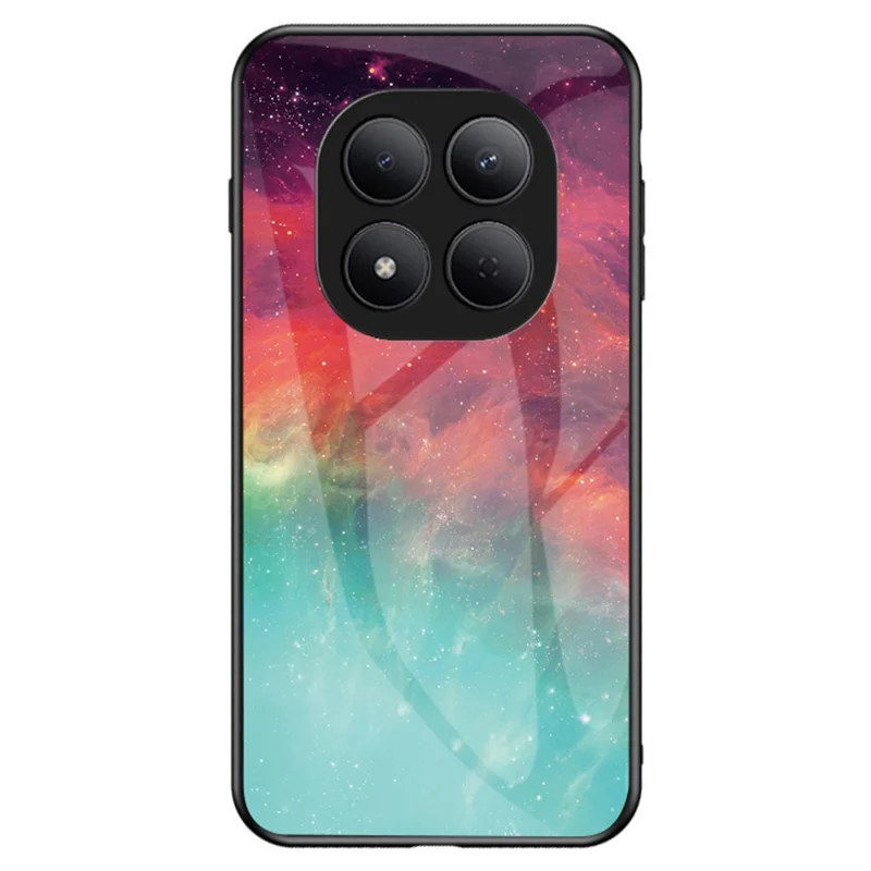 For Xiaomi Redmi Note 15 Pro 5G (Global) Case Starry Sky Pattern Tempered Glass Phone Cover - Color Starry Sky