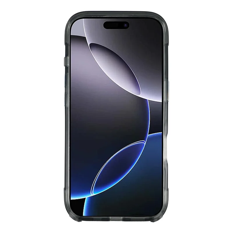 For iPhone 16 Pro Case Compatible with MagSafe TPU Acrylic Shockproof Clear Phone Cover - Black