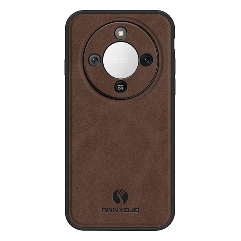 ANNYOJO Phone Case For Honor Magic8 Lite 5G  /  X9d 5G  /  X70 5G PU Leather + PC + TPU Anti Drop Phone Back Cover - Coffee