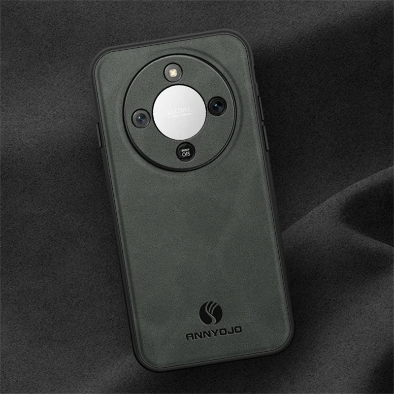 ANNYOJO Phone Case For Honor Magic8 Lite 5G  /  X9d 5G  /  X70 5G PU Leather + PC + TPU Anti Drop Phone Back Cover - Coffee